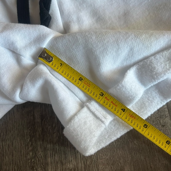 Pink Victoria’s Secret Sweat Comfy Shorts White Neon Rainbow Size Medium - Picture 5 of 8